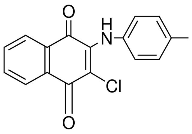 3-CHLORO-2-(4-METHYLANILINO)-1,4-NAPHTHOQUINONE