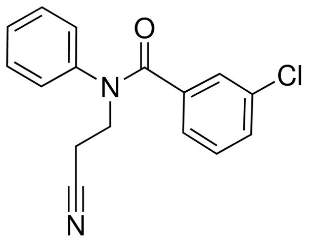 3-chloro-N-(2-cyanoethyl)-N-phenylbenzamide