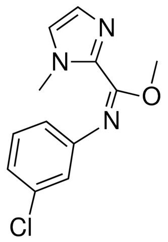 3-CHLORO-N-(ALPHA-METHOXY-1-METHYL-2-IMIDAZOLYLMETHYLENE)ANILINE