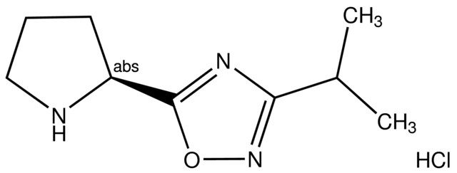 3-Isopropyl-5-[(2S)-2-pyrrolidinyl]-1,2,4-oxadiazole hydrochloride