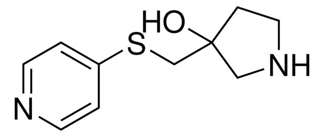 3-[(4-Pyridinylsulfanyl)methyl]-3-pyrrolidinol