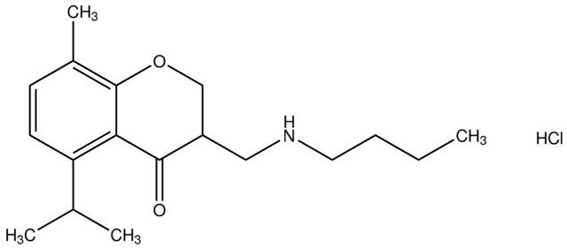 3-[(butylamino)methyl]-5-isopropyl-8-methyl-2,3-dihydro-4H-chromen-4-one hydrochloride