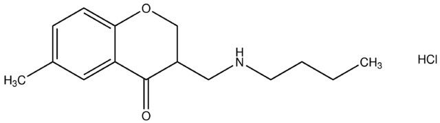 3-[(butylamino)methyl]-6-methyl-2,3-dihydro-4H-chromen-4-one hydrochloride