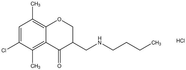 3-[(butylamino)methyl]-6-chloro-5,8-dimethyl-2,3-dihydro-4H-chromen-4-one hydrochloride