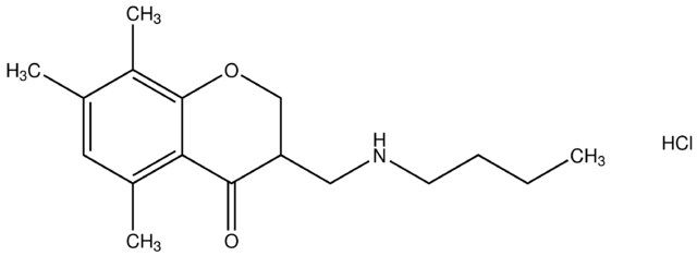 3-[(butylamino)methyl]-5,7,8-trimethyl-2,3-dihydro-4H-chromen-4-one hydrochloride