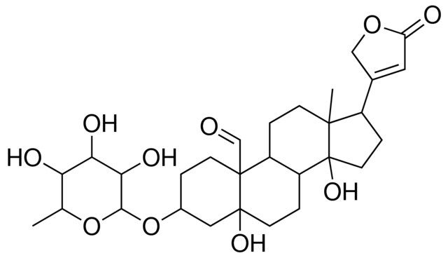 3-[(6-DEOXYHEXOPYRANOSYL)OXY]-5,14-DIHYDROXY-19-OXOCARD-20(22)-ENOLIDE