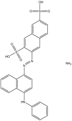 3-[(E)-(4-anilino-1-naphthyl)diazenyl]-2,7-naphthalenedisulfonic acid ammoniate