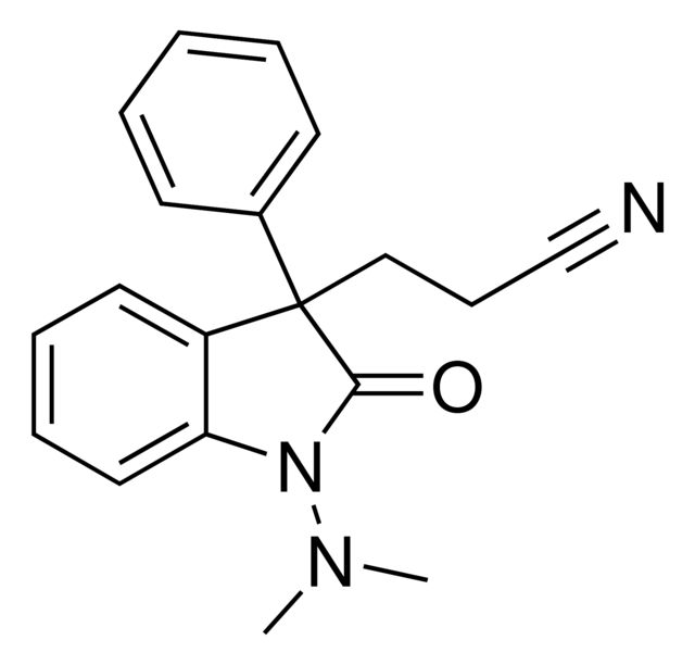 3-[1-(Dimethylamino)-2-oxo-3-phenyl-2,3-dihydro-1H-indol-3-yl]propanenitrile