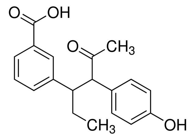 3-[1-Ethyl-2-(4-hydroxyphenyl)-3-oxobutyl]benzoic acid