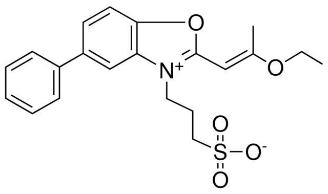 3-{2-[(1E)-2-ETHOXY-1-PROPENYL]-5-PHENYL-1,3-BENZOXAZOL-3-IUM-3-YL}-1-PROPANESULFONATE