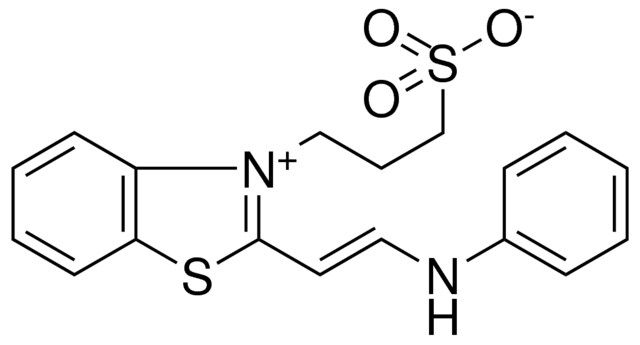3-{2-[(E)-2-ANILINOETHENYL]-1,3-BENZOTHIAZOL-3-IUM-3-YL}-1-PROPANESULFONATE