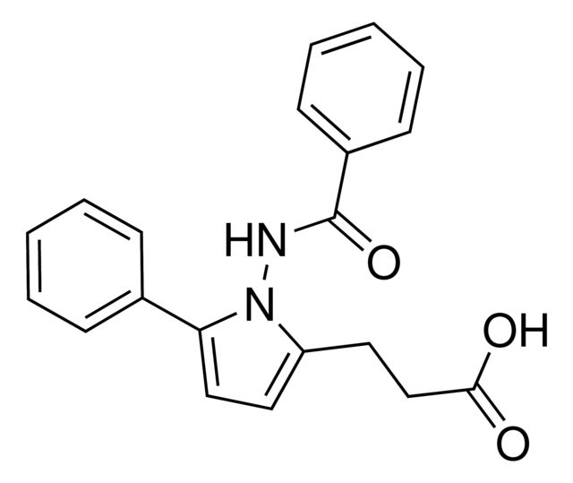 3-[1-(Benzoylamino)-5-phenyl-1H-pyrrol-2-yl]propanoic acid