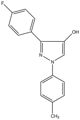 3-(4-Fluorophenyl)-1-<i>p</i>-tolyl-1<i>H</i>-pyrazol-4-ol
