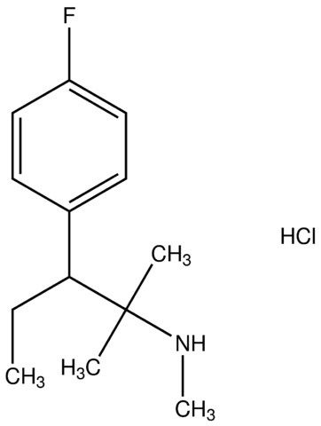 3-(4-fluorophenyl)-N,2-dimethyl-2-pentanamine hydrochloride