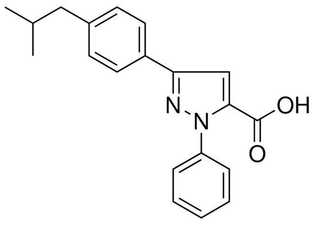 3-(4-ISOBUTYLPHENYL)-1-PHENYL-1H-PYRAZOLE-5-CARBOXYLIC ACID