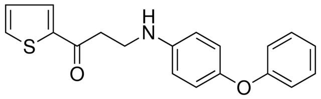 3-(4-PHENOXYANILINO)-1-(2-THIENYL)-1-PROPANONE