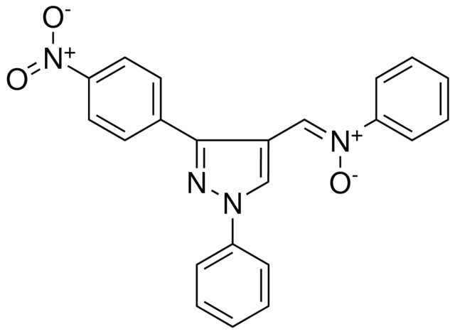 3-(4-NITROPHENYL)-4-{(Z)-[OXIDO(PHENYL)IMINO]METHYL}-1-PHENYL-1H-PYRAZOLE