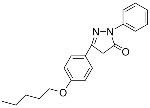 3-(4-PENTYLOXYPHENYL)-1-PHENYL-2-PYRAZOLIN-5-ONE