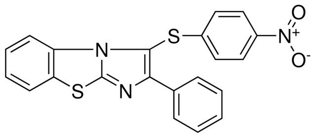3-(4-NITRO-PHENYLSULFANYL)-2-PHENYL-BENZO(D)IMIDAZO(2,1-B)THIAZOLE