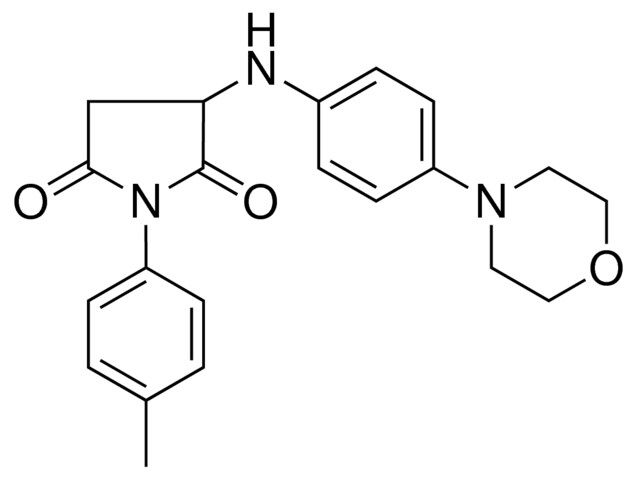 3-(4-MORPHOLIN-4-YL-PHENYLAMINO)-1-P-TOLYL-PYRROLIDINE-2,5-DIONE