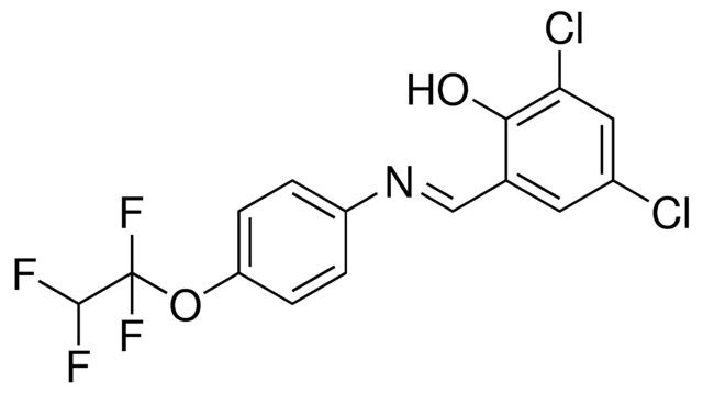 2,4-DICHLORO-6-((4-(1,1,2,2-TETRAFLUORO-ETHOXY)-PHENYLIMINO)-METHYL)-PHENOL