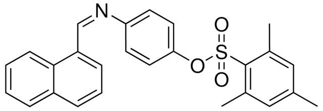2,4,6-TRI-ME-BENZENESULFONIC ACID 4-((NAPHTHALEN-1-YLMETHYLENE)-AMINO)-PH ESTER