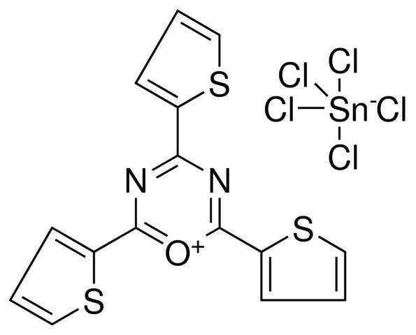 2,4,6-TRI(2-THIENYL)-1,3,5-OXADIAZIN-1-IUM PENTACHLOROSTANNATE(1-)