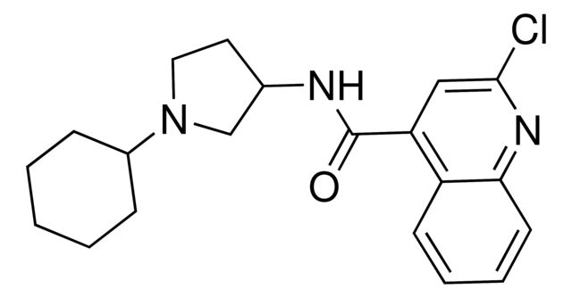 2-Chloro-N-(1-cyclohexyl-3-pyrrolidinyl)-4-quinolinecarboxamide