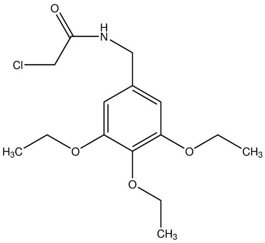 2-Chloro-<i>N</i>-(3,4,5-triethoxybenzyl)acetamide