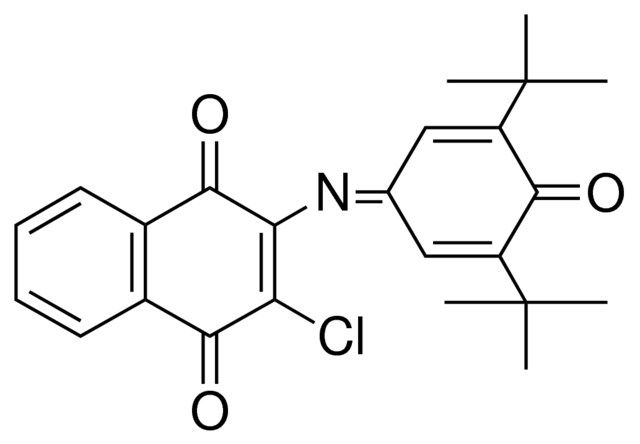 2-CL-3-(3,5-DI-TERT-BU-4-OXO-CYCLOHEXA-2,5-DIENYLIDENEAMINO)-(1,4)NAPHTHOQUINONE