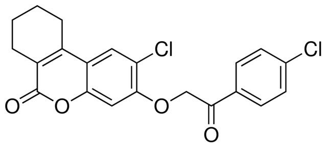 2-CL-3-(2-(4-CL-PHENYL)-2-OXO-ETHOXY)-7,8,9,10-TETRAHYDRO-BENZO(C)CHROMEN-6-ONE