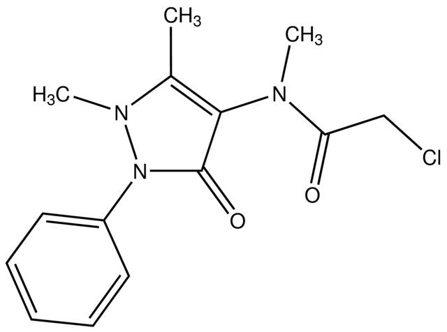 2-Chloro-<i>N</i>-(1,5-dimethyl-3-oxo-2-phenyl-2,3-dihydro-1<i>H</i>-pyrazol-4-yl)-<i>N</i>-methylacetamide