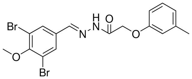 2-M-TOLYLOXY-ACETIC ACID (3,5-DIBROMO-4-METHOXY-BENZYLIDENE)-HYDRAZIDE
