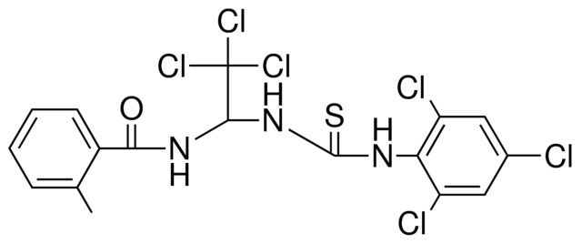 2-ME-N-(2,2,2-TRICHLORO-1-(3-(2,4,6-TRICHLORO-PH)-THIOUREIDO)-ETHYL)-BENZAMIDE