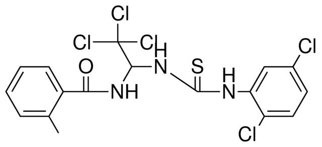 2-ME-N-(2,2,2-TRICHLORO-1-(3-(2,5-DICHLORO-PHENYL)-THIOUREIDO)-ETHYL)-BENZAMIDE