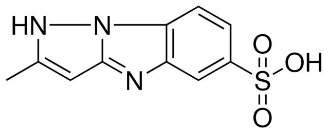 2-METHYL-1H-PYRAZOLO(1,5-A)BENZIMIDAZOLE-6-SULFONIC ACID