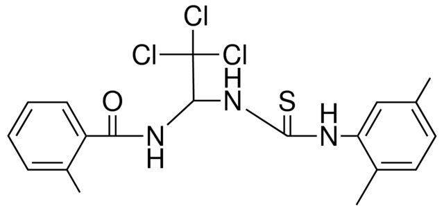 2-ME-N-(2,2,2-TRICHLORO-1-(3-(2,5-DIMETHYL-PHENYL)-THIOUREIDO)-ETHYL)-BENZAMIDE