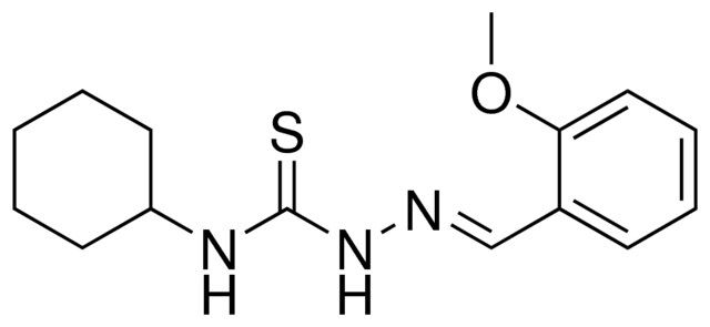 2-METHOXYBENZALDEHYDE N-CYCLOHEXYLTHIOSEMICARBAZONE
