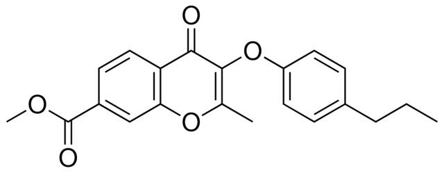 2-METHYL-4-OXO-3-(4-PROPYL-PHENOXY)-4H-CHROMENE-7-CARBOXYLIC ACID METHYL ESTER
