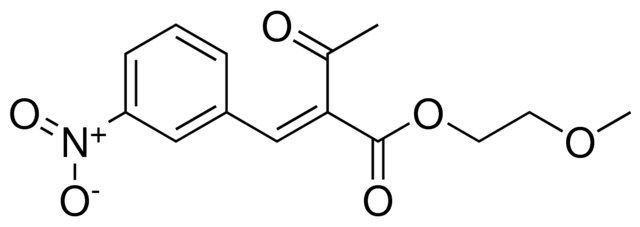 2-METHOXYETHYL 2-ACETYL-3-(3-NITROPHENYL)ACRYLATE