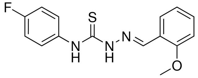 2-METHOXYBENZALDEHYDE N-(4-FLUOROPHENYL)THIOSEMICARBAZONE