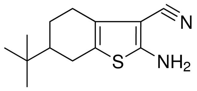 2-AMINO-6-TERT-BUTYL-4,5,6,7-TETRAHYDRO-BENZO(B)THIOPHENE-3-CARBONITRILE