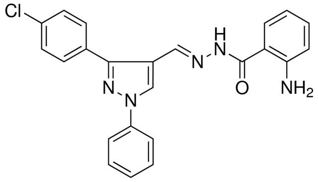 2-AMINO-BENZOIC ACID (3-(4-CL-PH)-1-PHENYL-1H-PYRAZOL-4-YLMETHYLENE)-HYDRAZIDE