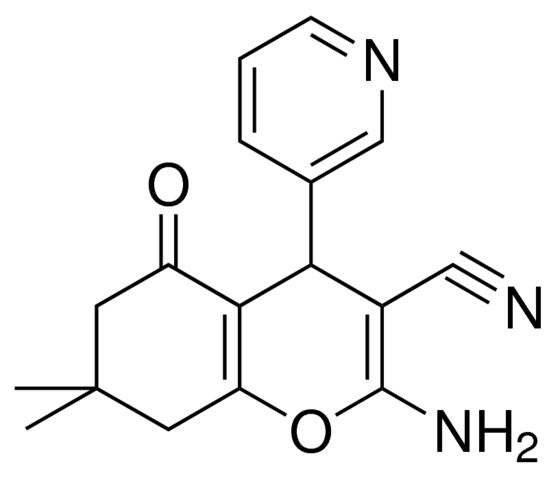 2-AMINO-7,7-DIMETHYL-5-OXO-4-PYRIDIN-3-YL-5,6,7,8-4H-4H-CHROMENE-3-CARBONITRILE