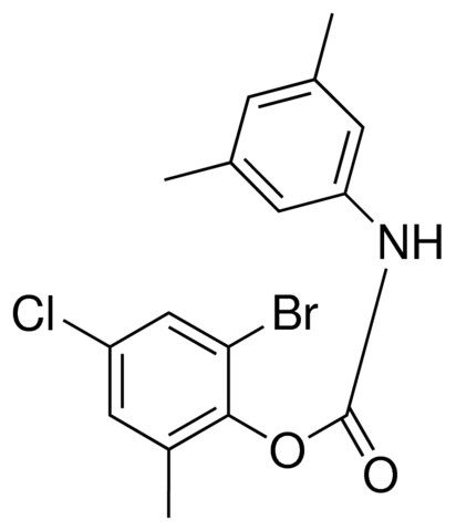 2-BROMO-4-CHLORO-6-METHYLPHENYL N-(3,5-DIMETHYLPHENYL)CARBAMATE