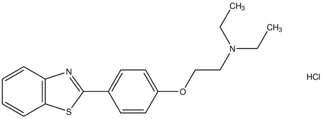 2-[4-(1,3-benzothiazol-2-yl)phenoxy]-N,N-diethylethanamine hydrochloride