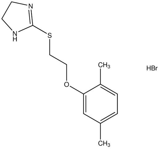 2-{[2-(2,5-dimethylphenoxy)ethyl]sulfanyl}-4,5-dihydro-1H-imidazole hydrobromide