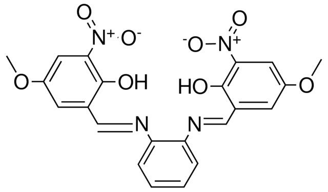 2-{(E)-[(2-{[(E)-(2-HYDROXY-5-METHOXY-3-NITROPHENYL)METHYLIDENE]AMINO}PHENYL)IMINO]METHYL}-4-METHOXY-6-NITROPHENOL