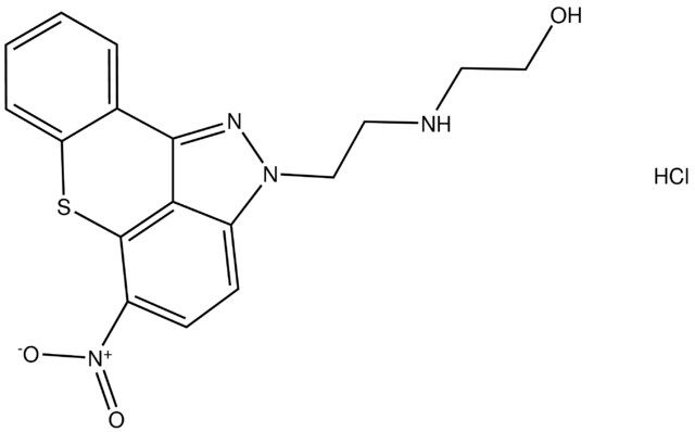 2-{[2-(5-nitro-2H-[1]benzothiopyrano[4,3,2-cd]indazol-2-yl)ethyl]amino}ethanol hydrochloride