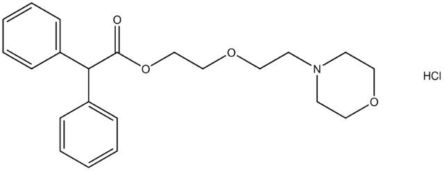 2-[2-(4-morpholinyl)ethoxy]ethyl diphenylacetate hydrochloride